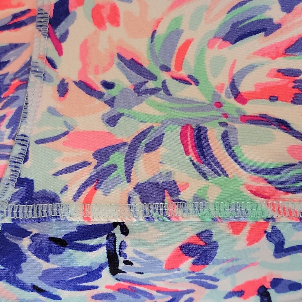 Lilly Pulitzer Luxletic Floral Lux Weekender Cabana Cocktail Crop Leggings XXS - Picture 4 of 6